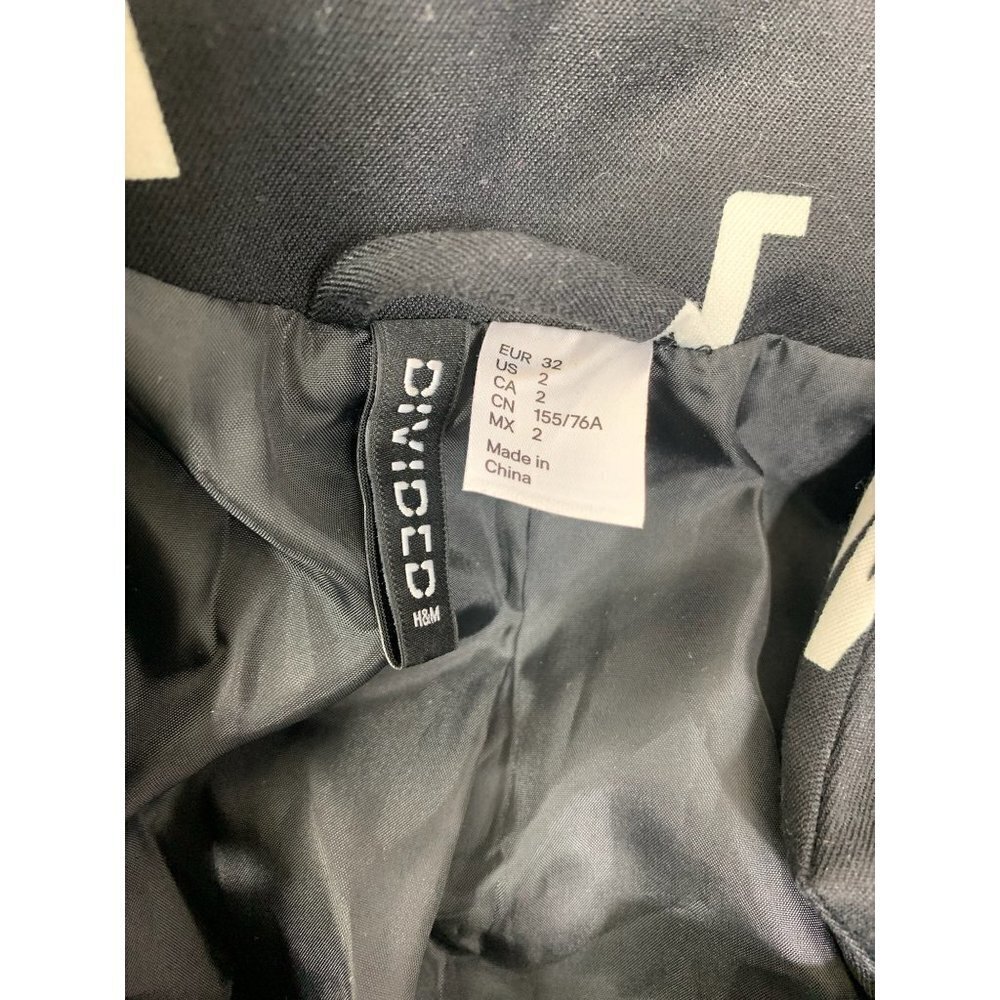 Divided H&M Women's Letter Black Blazer - Picture 3 of 7